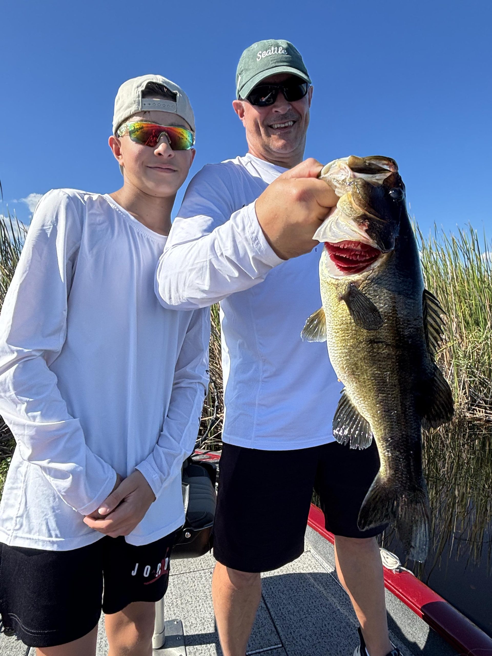Miami canal peacock bass caught with HawgHunter Guide Service